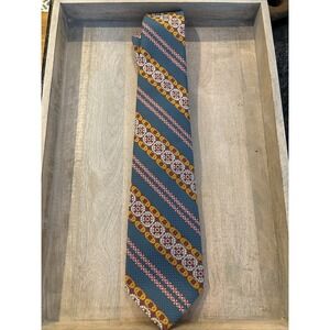 Mr John Beau Brummell 1970s Tie 100%polyester Vintage Men's